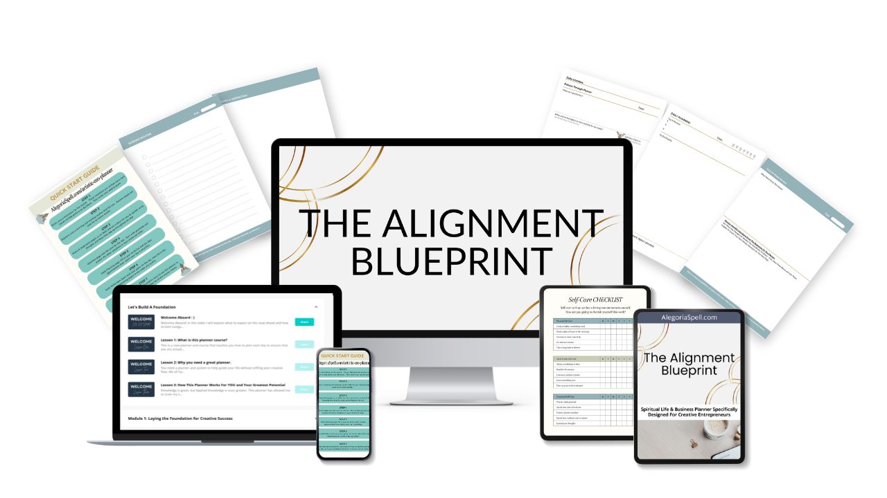 alignment blueprint spiritual business planner and video course for entreprenuers digital lessons alignment blueprint spiritual business planner and video course for entreprenuers digital lessons